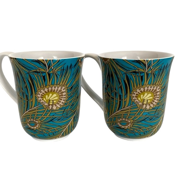Liberty of London for Target Peacock Print Mug Set - Picture 1 of 6